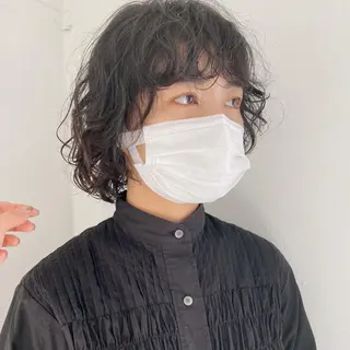 ショート パーマ ヘアアレンジ ニュアンスヘア🌔 nanakoのヘアスタイル