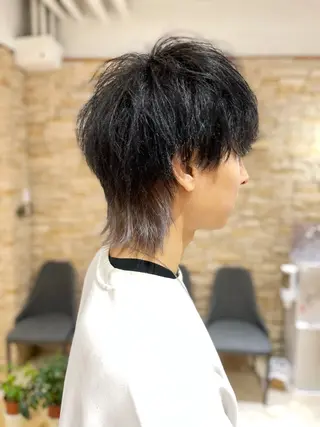 ショート 艶髪／透け感カラー ／ＲＹＯのヘアスタイル