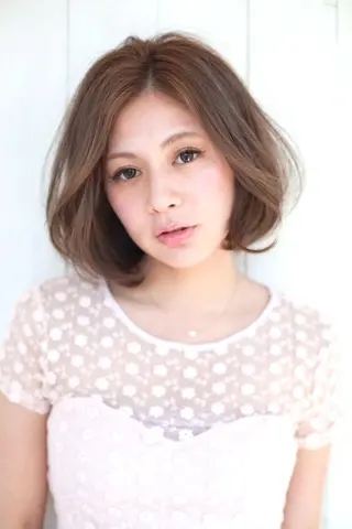 ミディアム 【ブリーチ髪質改善 パーマ】宮田浩章のヘアスタイル