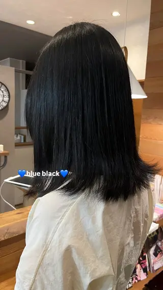 ミディアム ‎miku/ blancblancのヘアスタイル