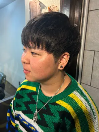 ショート カラー メンズ 【髪質改善】 むかいみきのヘアスタイル