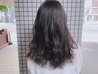 セミロング カラー 伊藤 さやかのヘアスタイル