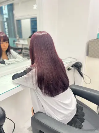 カラー ブリーチなし透明感 💗RYOTAのヘアスタイル