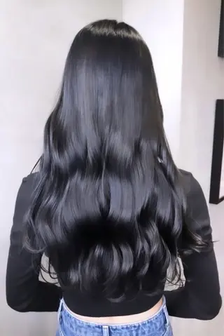 ロング 韓国ヘア髪質改善✖️ パーソナルカラー吉岡のヘアスタイル