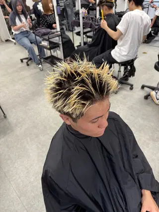 カラー メンズ クラシックスタイル 💈鈴木洵誠のヘアスタイル