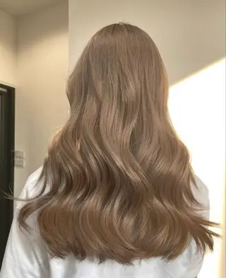 ロング カラー ダブルカラー🤍 髪質改善／原島のヘアスタイル
