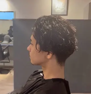 メンズ miyu/ヘアセット ブリーチモデル募集中のヘアスタイル