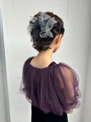 ショート ヘアアレンジ buy your own flowers:kava所属・yoda karenのヘアスタイル