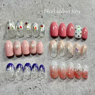 ネイル Nail salon tiny🩵のネイルデザイン