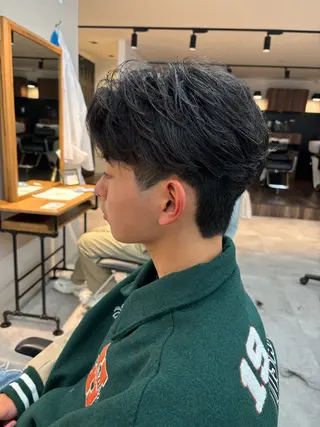 パーマ メンズ 保立/フェザーパーマ /メンズカット千葉のヘアスタイル