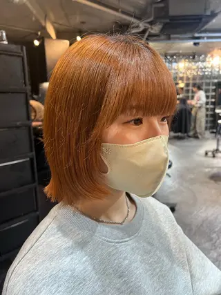 ショート カラー 🫐ハイトーンカラー RIRIKA🌻のヘアスタイル