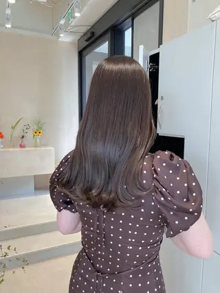 セミロング カラー MURANAKA RYOのヘアスタイル