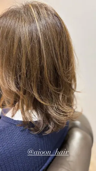 ミディアム aioon吉田 正輝のヘアスタイル