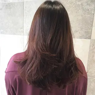 セミロング カラー カット/メンズカット 藤田麻衣のヘアスタイル