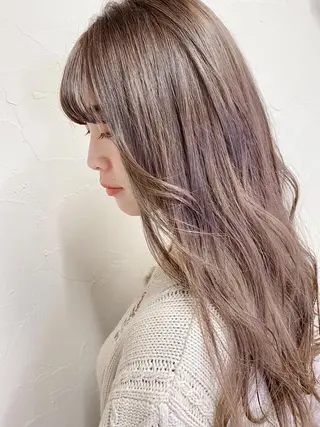ロング カラー 髪質改善/レイヤー ストウシンゴのヘアスタイル