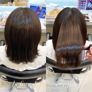 ミディアム 艶髪と透明感を ‼️/若林のヘアスタイル