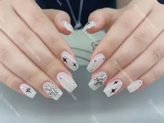 ネイル 神田 ココナッツのネイルデザイン