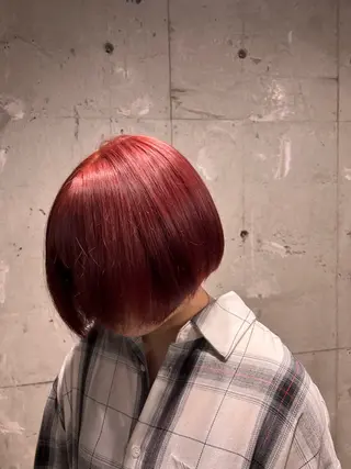 ミディアム カラー パーマ ヘアアレンジ メンズ 【縮毛矯正ブリーチ】 MANATO🌈のヘアスタイル