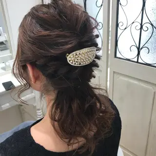 ヘアアレンジ Lall  You 大阪所属・🥛洒落髪小顔cut なら龍崎🥛のヘアスタイル