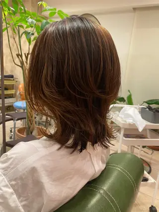 ミディアム sakamoto sayaのヘアスタイル