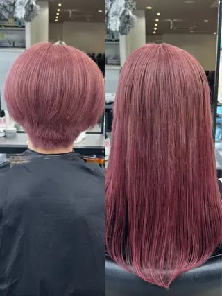 ショート MiRI💜地毛級 エクステ✖似合わせ技のヘアスタイル
