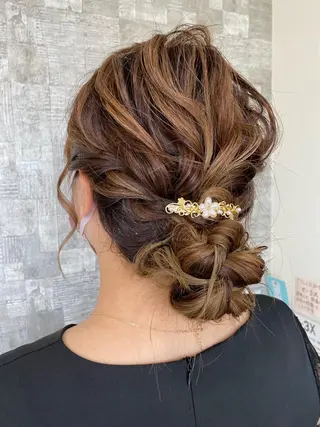 セミロング 内田 遥香のヘアスタイル