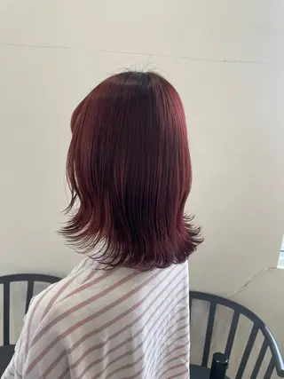 ミディアム 西能 心音のヘアスタイル