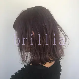 ミディアム シンマ チヒロのヘアスタイル