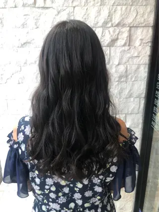 ロング カラー 銀座　プロの髪質改善 ハシモトリュウタのヘアスタイル