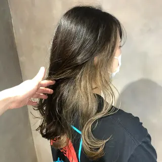 ロング カラー La vielle 西峠のヘアスタイル