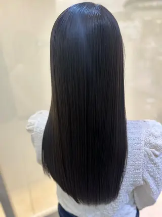 ロング カラー 縮毛矯正/髪質改善/ 艶髪ササキナツミのヘアスタイル