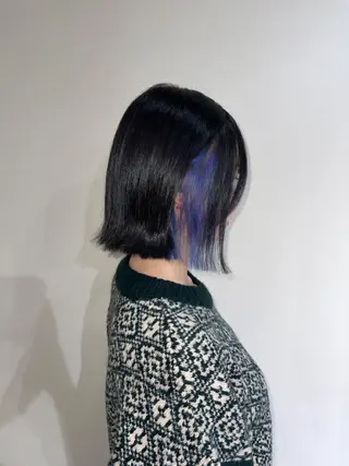 ショート カラー ムラ修正.ブリーチ エクステ🤍アミルのヘアスタイル