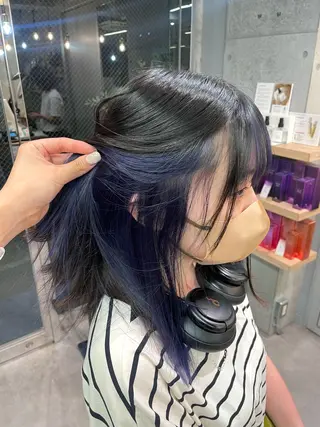 ミディアム カラー clam. yuu🦩のヘアスタイル