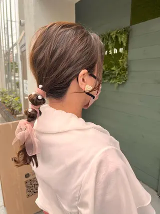 ヘアアレンジ 宮地 亜美のヘアスタイル