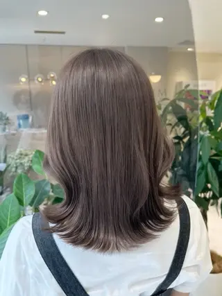 ミディアム カラー 透明感カラー🌿 グレージュ🐺陽介のヘアスタイル