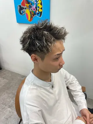 ショート パーマ メンズ 中島 耀一朗のヘアスタイル