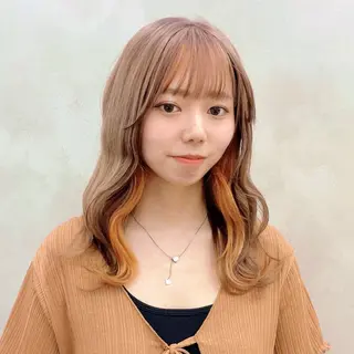 ロング カラー 髪質改善⌇﻿透明感 カラー⌇﻿川上葵のヘアスタイル