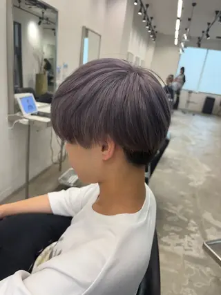 メンズ 艶カラー/レイヤー /メンズ/マツエクのヘアスタイル