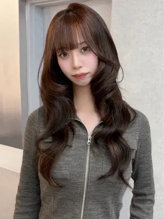 ロング カラー saya/透明感カ ラー/ヘアセット🍀のヘアスタイル