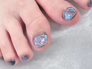 ネイル candy nail 韓国風ワンホンネイルのネイルデザイン