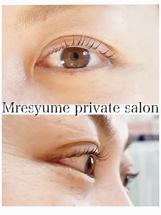 マツエク・マツパ Mresyume MAYUのマツエク・マツパデザイン