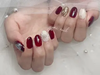 ネイル 𝐲𝐮𝐦𝐢🎀 長さ出しデザイン専門のネイルデザイン