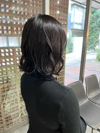 ショート パーマ ロングパーマ木村 ボブパーマのヘアスタイル