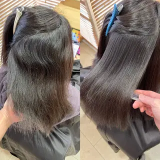 セミロング ZEAL SALON阿見店（ジールサロン）所属・KENTO 【茨城1の縮毛矯正】のヘアスタイル