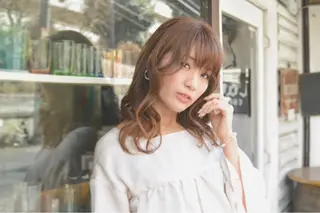 セミロング 榎本 稔久のヘアスタイル