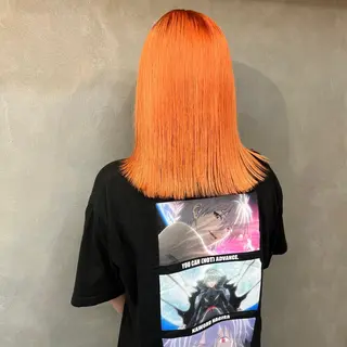 ミディアム ❤️‍🔥シールエク ＋カラー京❤️‍🔥のヘアスタイル
