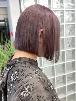 ミディアム ミルクティーベージュ レイヤー/あげは🎀のヘアスタイル