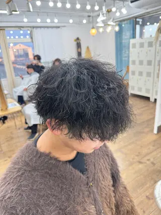 ショート パーマ メンズ メンズ特化サロン ユウヘイのヘアスタイル