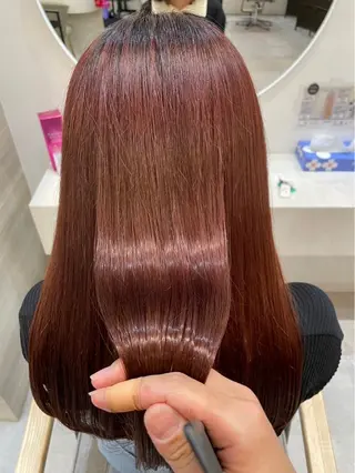 ロング 🦋Yui🦋透明感 /ベージュ/Wカラーのヘアスタイル