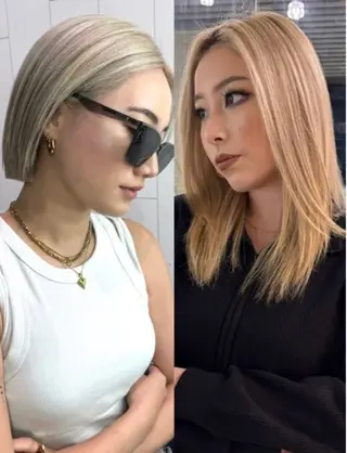セミロング DEAN ISLA 大人レイヤーカットのヘアスタイル